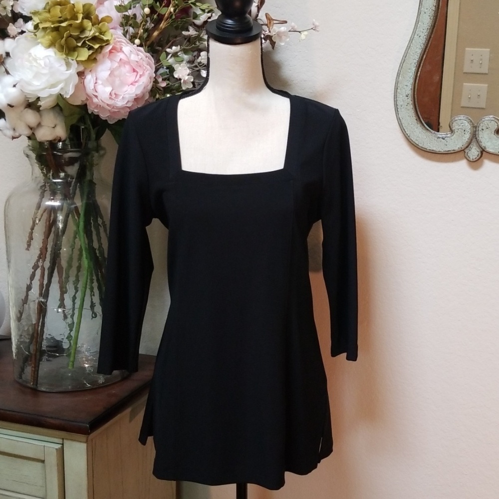 Boston Proper Black Blouse